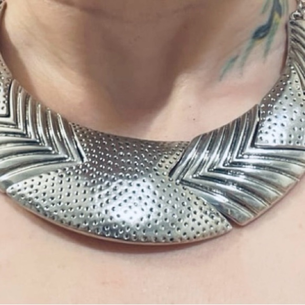 Egyptian Goddess Silver Women's Necklace